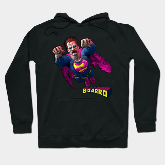 Bizarro Flying - Alternate Hoodie by BigOrangeShirtShop